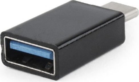ADAPTOR GEMBIRD, pt. smartphone, USB 3.0 Type-C (T) la USB 3.0 (M), negru, "A-USB3-CMAF-01" (include TV 0.06 lei)