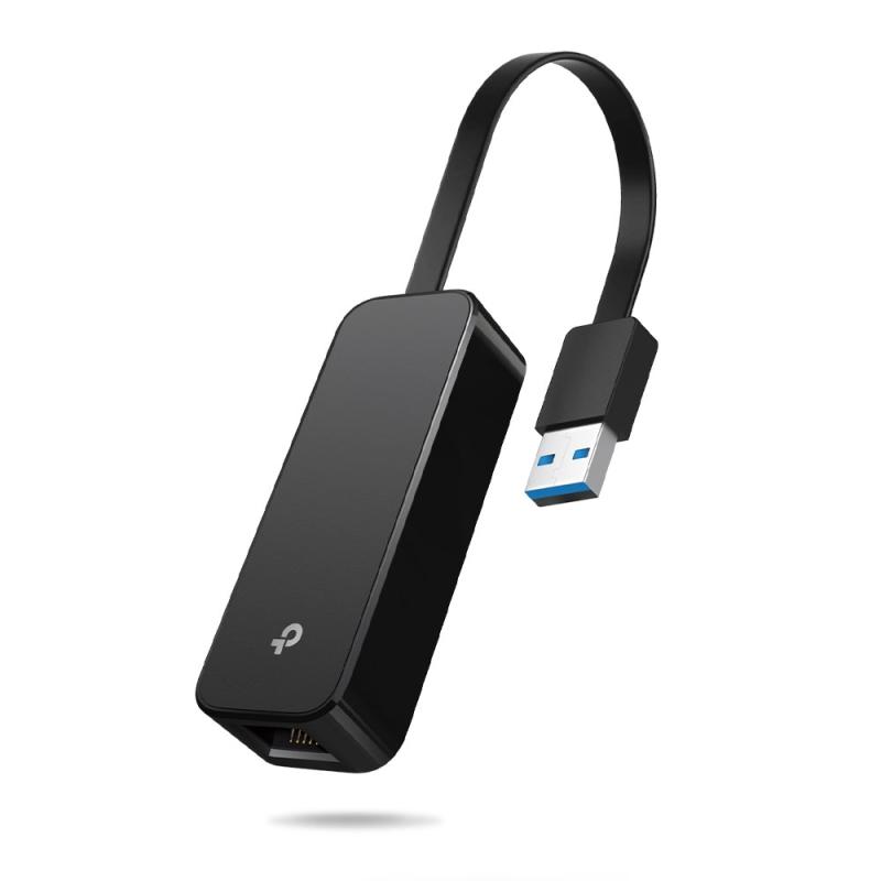 ADAPTOR RETEA TP-LINK de la 1 port USB3.0 la 1 port Gigabit, black "UE306" (include TV 0.18lei)