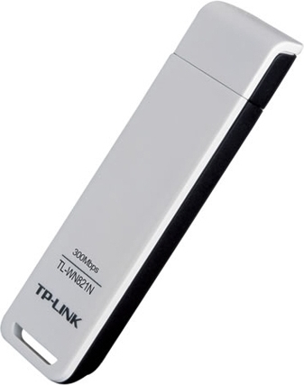 ADAPTOR RETEA TP-LINK , extern wireless 2.4 GHz, USB 2.0, port, 300 Mbps, antena interna x 1, "TL-WN821N" (include TV 0.18lei)