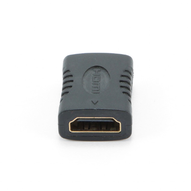 ADAPTOR video GEMBIRD, HDMI (M) la HDMI (M), conectori auriti, black, "A-HDMI-FF" (include TV 0.06 lei)