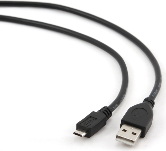 CABLU alimentare si date GEMBIRD, pt. smartphone, USB 2.0 (T) la Micro-USB 2.0 (T), 0.5m, alb, "CCP-mUSB2-AMBM-W-0.5M" (include TV 0.06 lei)