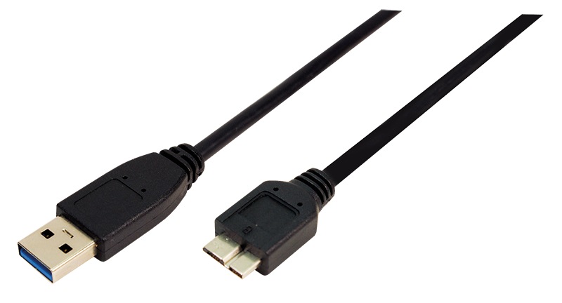 CABLU alimentare si date LOGILINK, pt. smartphone, USB 3.0 (T) la Micro-USB 3.0 (M), 1m, negru, "CU0026" (include TV 0.06 lei)