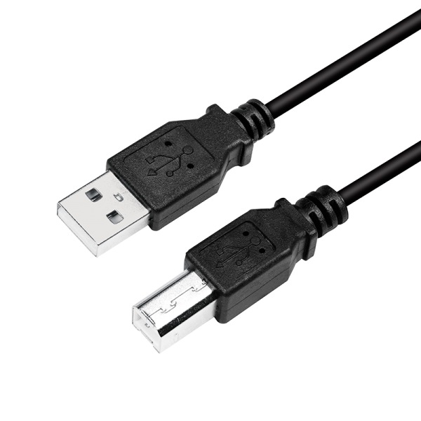CABLU USB LOGILINK pt. imprimanta, USB 2.0 (T) la USB 2.0 Type-B (T), 3m, black, "CU0008B" (include TV 0.8lei)
