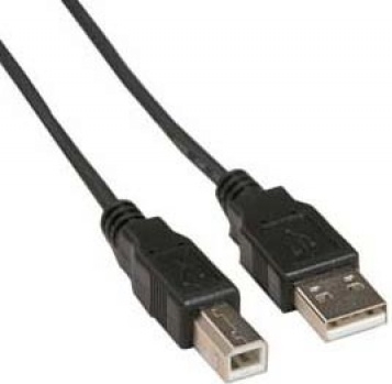 CABLU USB SPACER pt. imprimanta, USB 2.0 (T) la USB 2.0 Type-B (T), 4.5m, black, "SPC-USB-AMBM-15" (include TV 0.18lei)