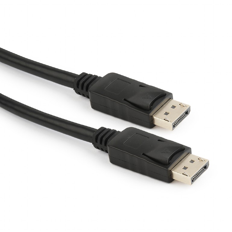 CABLU video GEMBIRD, DisplayPort (T) la DisplayPort (T), 1m, rezolutie maxima 4K (3840 x 2160) la 60 Hz, negru, "CC-DP-1M" (include TV 0.18lei)