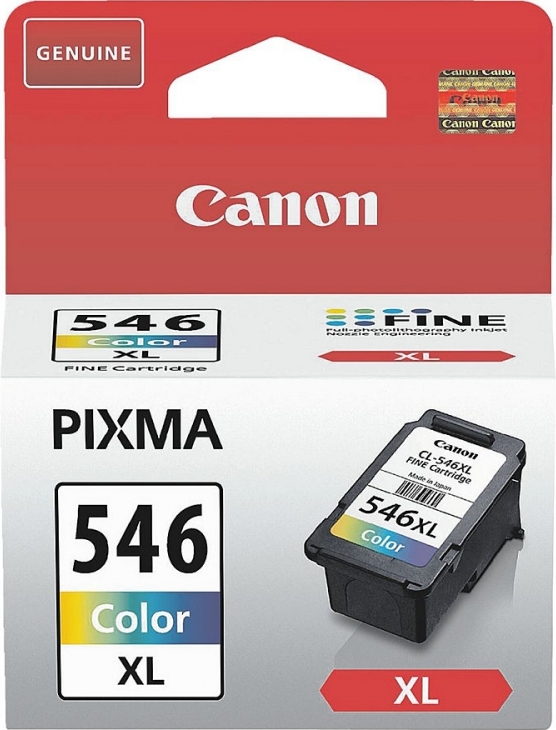 Cartus Cerneala Original Canon Color, CL-546XL, pentru Pixma IP2850|MG2450|MG2455|MG2550|MG2550S|MG2950|MG3050|MG3051|MG3052|MG3053|MX495 Black|MX495 White|TR4550|TS205|TS305|TS3150|TS315, , incl.TV 0.11 RON, "BS8288B001AA"