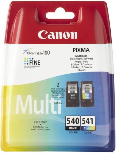 Combo-Pack  Original Canon Black/Color, PG-40/CL-41, pentru Pixma IP1200|IP1300|IP1600|IP1700|IP1800|IP1900|IP2200|IP2500|IP2600|MP140|MP150|MP160|MP170|MP180|MP190|MP210|MP220|MP450, , incl.TV 0.11 RON, "BS0615B043AA"