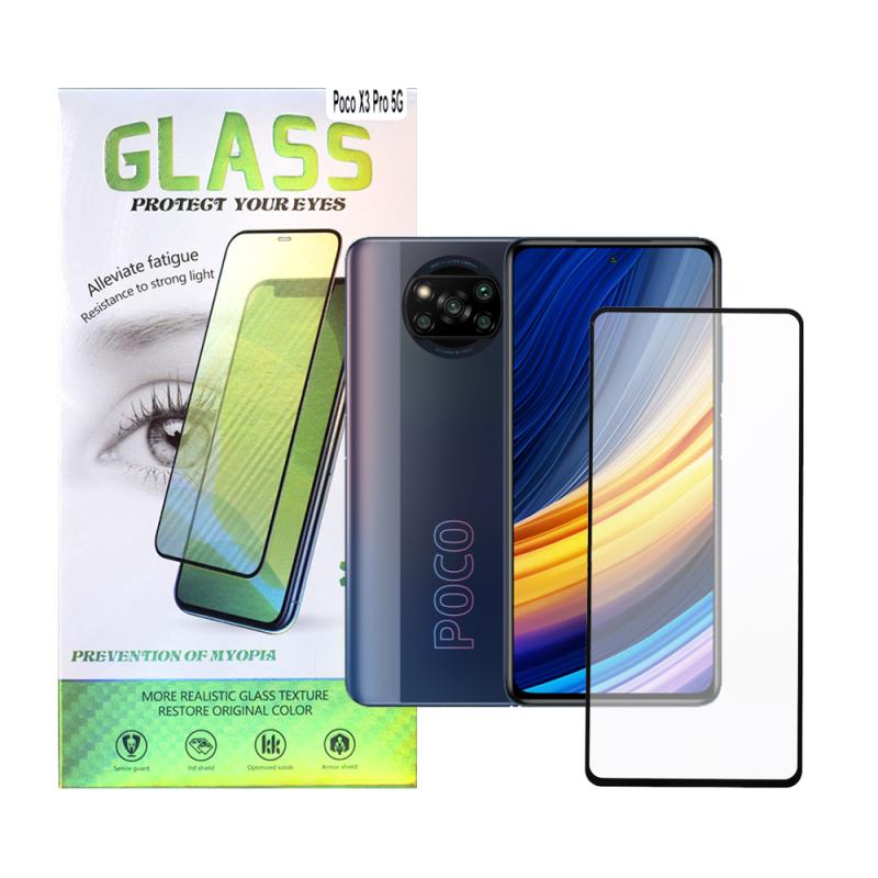FOLIE STICLA  Spacer pentru Xiaomi Pocophone X3 Pro 5G, grosime 0.3mm, acoperire totala ecran, strat special anti-ulei si anti-amprenta, Tempered Glass, sticla 9D, duritate 9H "SPPG-XI-PC-X3P5G-TG"