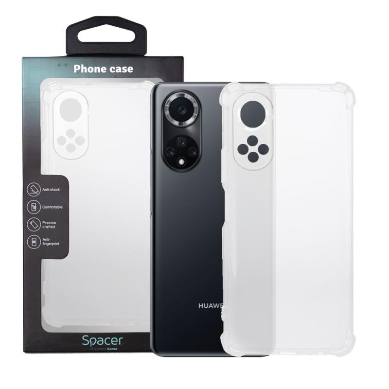 HUSA SMARTPHONE Spacer pentru Huawei Nova 9, grosime 1.5mm, protectie suplimentara antisoc la colturi, material flexibil TPU, transparenta "SPPC-HU-N9-CLR"