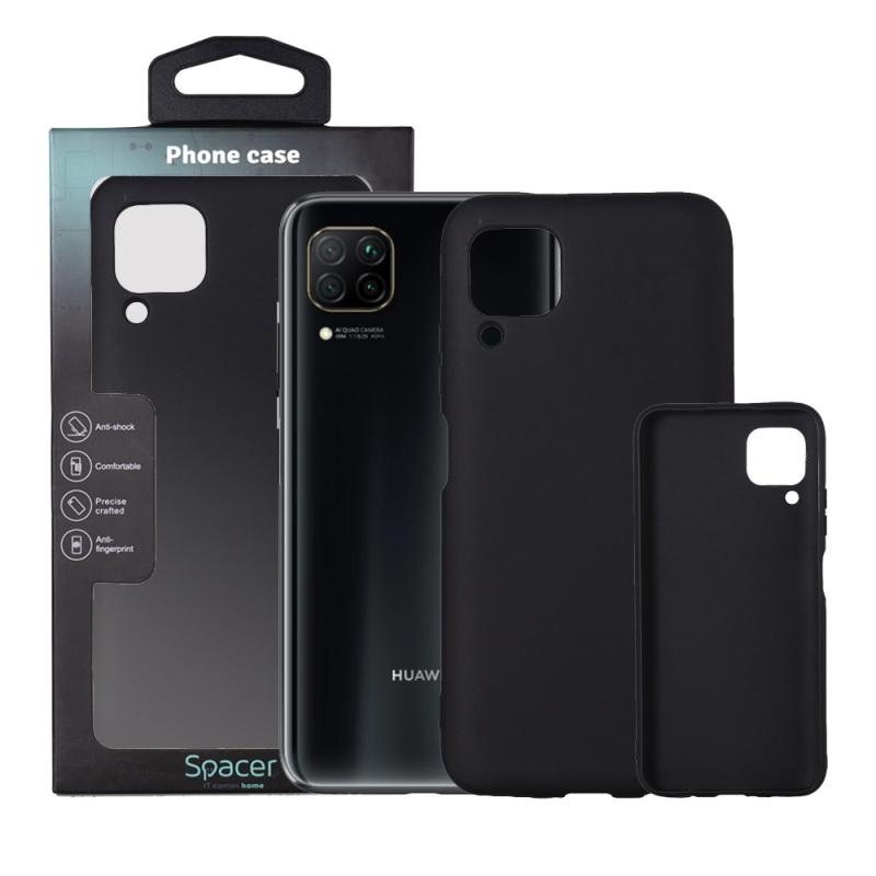 HUSA SMARTPHONE Spacer pentru Huawei P 40 Lite, grosime 1.5mm, material flexibil TPU, negru "SPPC-HU-P-40L-TPU"
