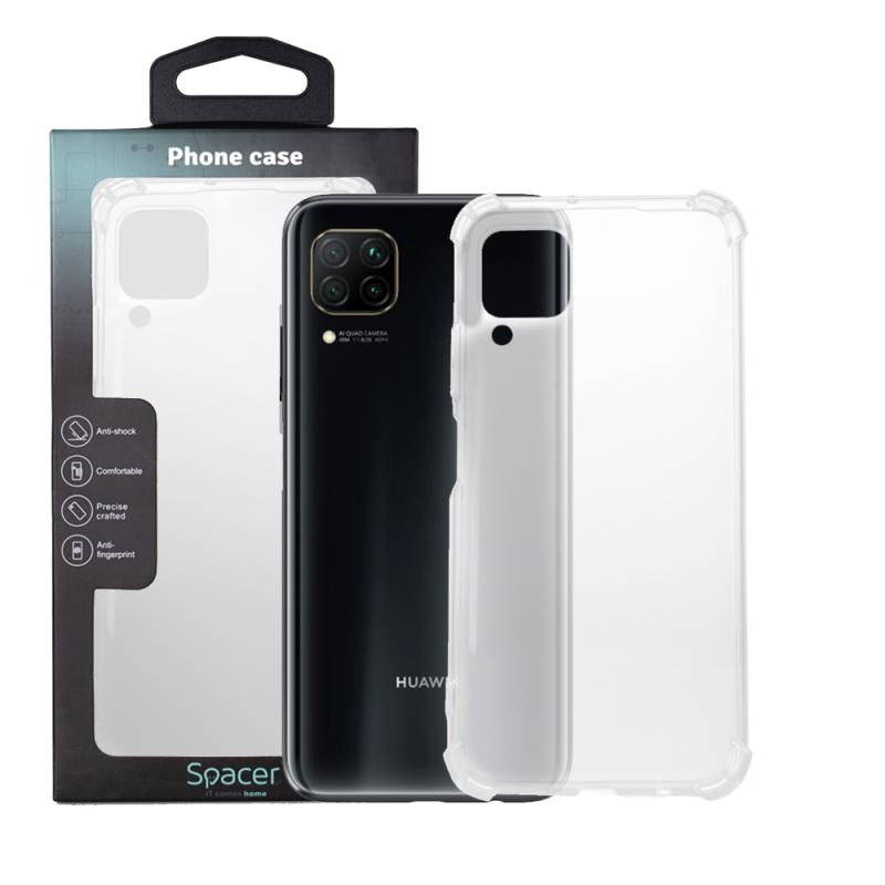 HUSA SMARTPHONE Spacer pentru Huawei P 40 Lite, grosime 1.5mm, protectie suplimentara antisoc la colturi, material flexibil TPU, transparenta "SPPC-HU-P-40L-CLR"