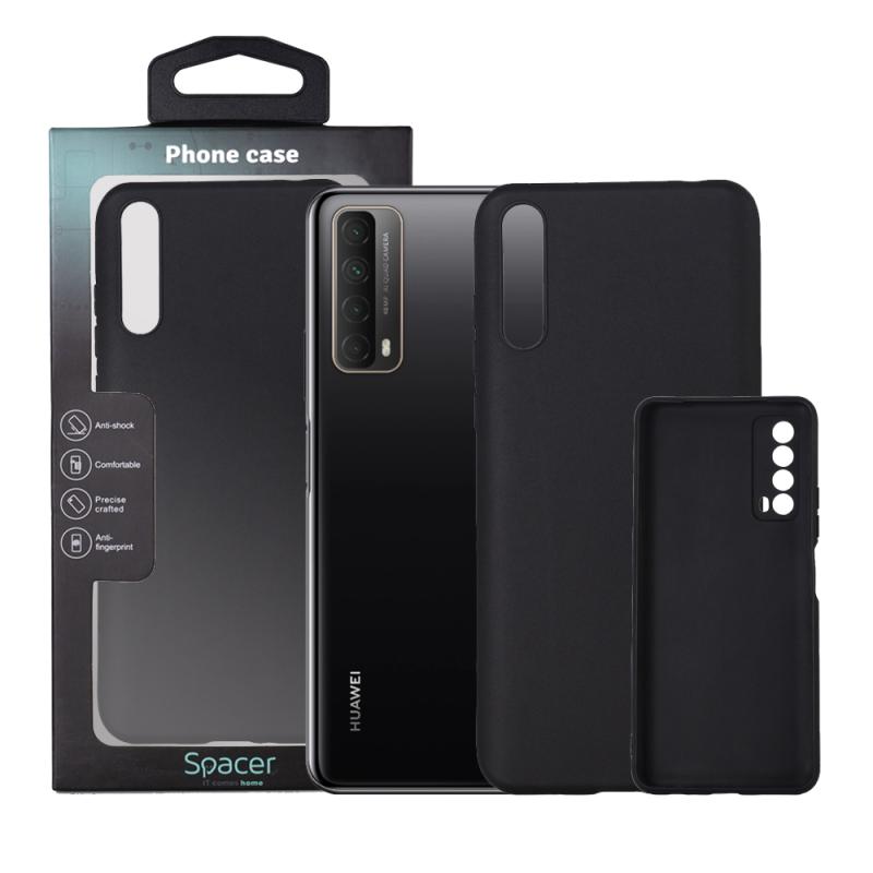 HUSA SMARTPHONE Spacer pentru Huawei P Smart S, grosime 1.5mm, material flexibil TPU, negru "SPPC-HU-P-SS-TPU"