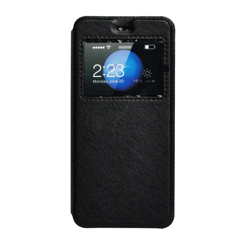 HUSA SMARTPHONE Spacer pentru Huawei P10, magnetica tip portofel, negru "SPT-M-HW.P10"