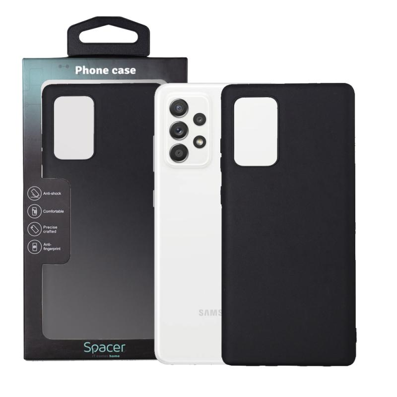 HUSA SMARTPHONE Spacer pentru Samsung Galaxy A52S, grosime 1.5mm, material flexibil TPU, negru "SPPC-SM-GX-A52S-TPU"