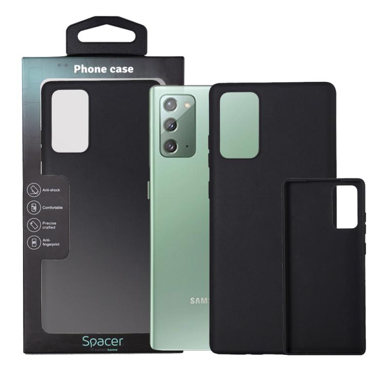 HUSA SMARTPHONE Spacer pentru Samsung Galaxy Note 20, grosime 1.5mm, material flexibil TPU, negru "SPPC-SM-GX-N20-TPU"