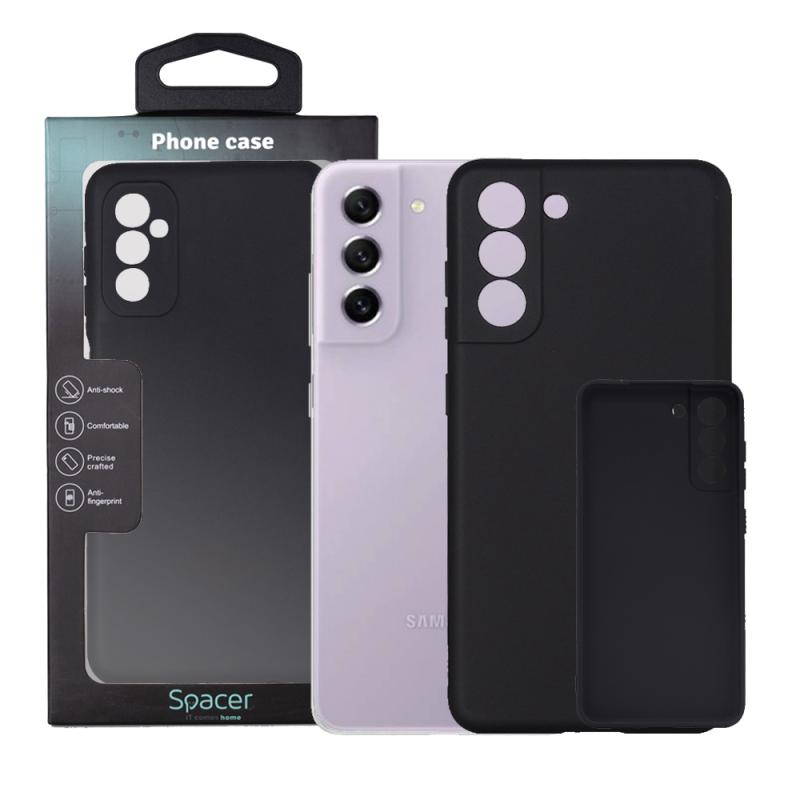 HUSA SMARTPHONE Spacer pentru Samsung Galaxy S21 FE, grosime 1.5mm, material flexibil TPU, negru "SPPC-SM-GX-S21FE-TPU"