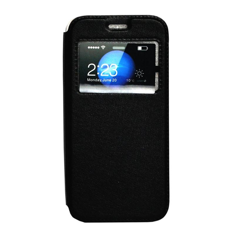 HUSA SMARTPHONE Spacer pentru Samsung J5 2017 (doar J530F), magnetica tip portofel, negru "SPT-M-SA.J52017"