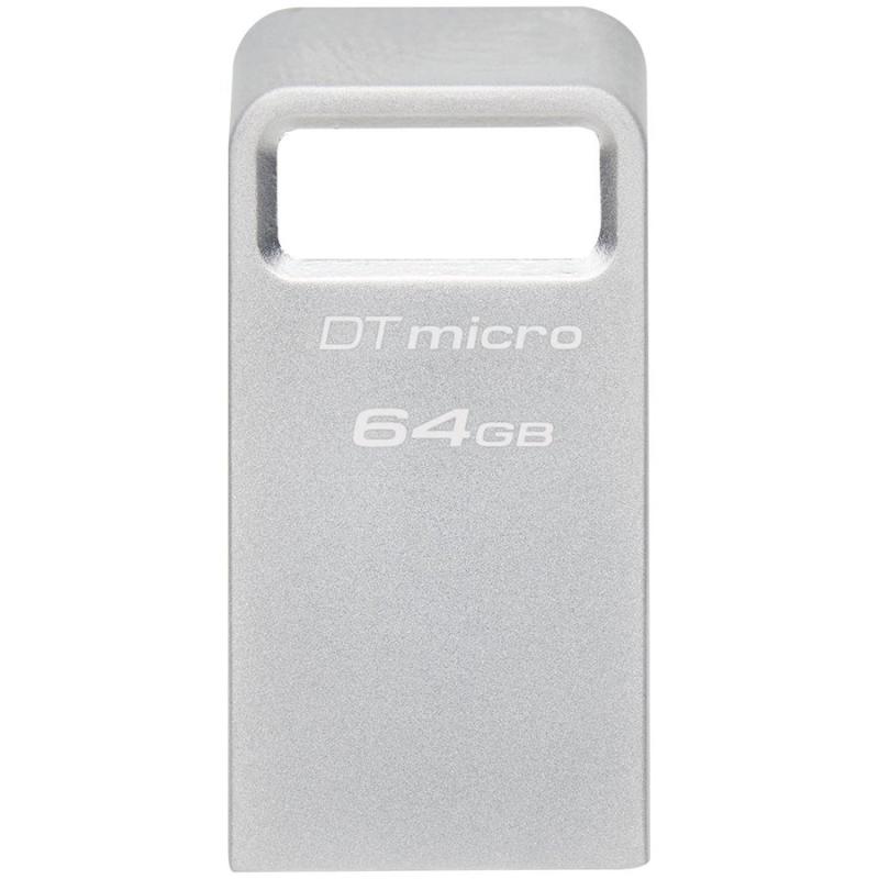 Kingston 64GB DataTraveler Micro 200MB/s Metal USB 3.2 Gen 1 EAN: 740617328066, "DTMC3G2/64GB"(include TV 0.03 lei)