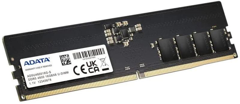 Memorie DDR Adata DDR5 16 GB, frecventa 4800 MHz, 1 modul, "AD5U480016G-S"