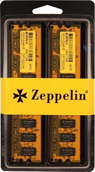 Memorie DDR  Zeppelin DDR2 4 GB, frecventa 800 MHz, 2 GB x 2 module, "ZE-DDR2-4G800-KIT"