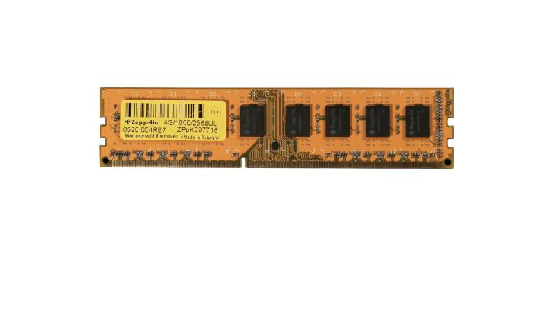 Memorie DDR  Zeppelin DDR3 4 GB, frecventa 1600 MHz, 1 modul, "ZE-DDR3-4G1600b"