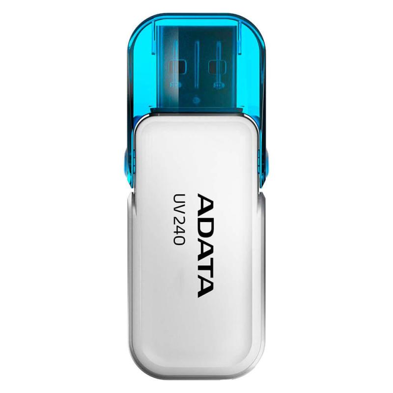 MEMORIE USB 2.0 ADATA 32 GB, cu capac, carcasa plastic, alb, "AUV240-32G-RWH" (include TV 0.03 lei)
