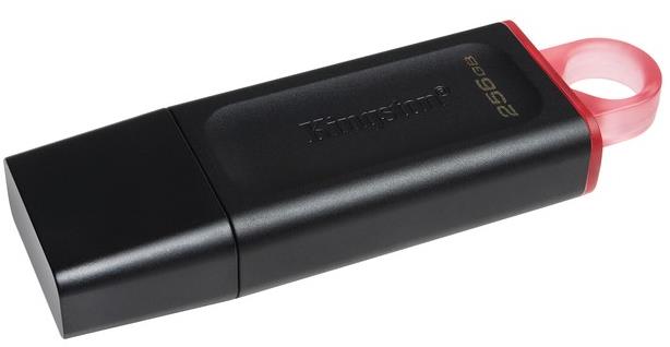 MEMORIE USB 3.2 KINGSTON 256 GB, cu capac, carcasa plastic, negru, "DTX/256GB" (include TV 0.03 lei)