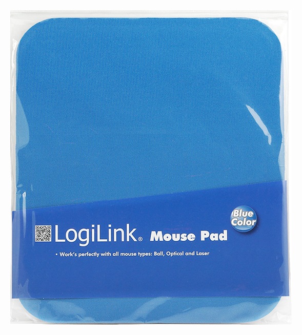 MousePAD LOGILINK, nylon, 250 x 220 x 3 mm, albastru, "ID0097"