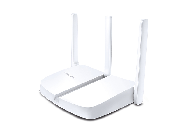 ROUTER MERCUSYS wireless  300Mbps, 4 porturi 10/100Mbps, 3 x antene externe "MW305R" (include TV 1.75lei)
