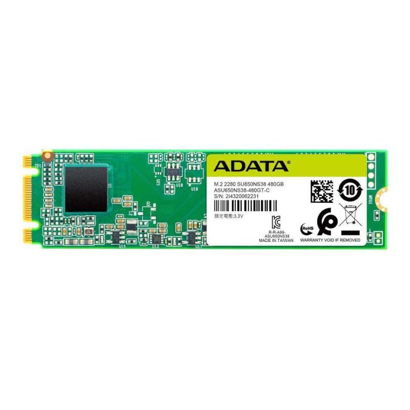 SSD ADATA SU650, 512GB, M.2, S-ATA 3, 3D Nand, R/W: 550/510 MB/s, "ASU650NS38-512GT-C"