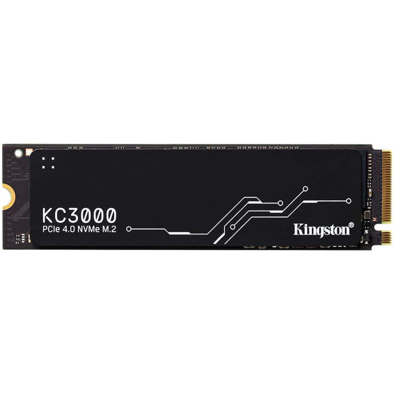 SSD KINGSTON KC3000, 1TB, M.2, PCIe Gen4.0 x4, 3D TLC Nand, R/W: 7000/6000 MB/s, "SKC3000S/1024G"