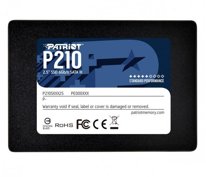 SSD PATRIOT P210, 256GB, 2.5 inch, S-ATA 3, 3D TLC Nand, R/W: 500/400 MB/s, "P210S256G25"