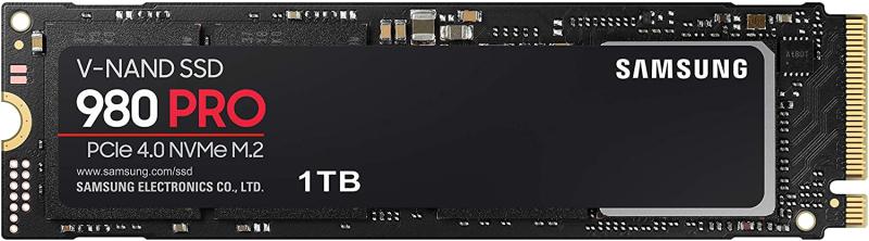 SSD SAMSUNG, 980 PRO, 1TB, M.2, PCIe Gen4.0 x4, V-Nand 3bit MLC, R/W: 7000 MB/s/5000 MB/s "MZ-V8P1T0BW"