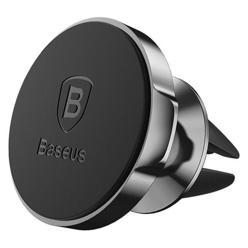 SUPORT AUTO Baseus Small Ears pt. SmartPhone, fixare grila ventilatie, unghi reglabil, negru "SUER-A01" - 6953156253025