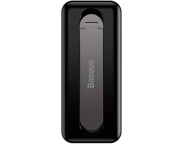 SUPORT Telefon Baseus Foldable Bracket, pliere 90 grade, rotire 360 grade, grosime 4mm, autoadeziv, negru "LUXZ000001" - 6932172603311