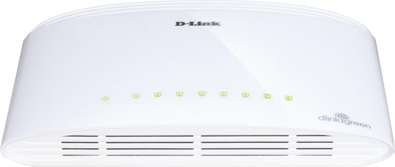 SWITCH D-LINK  8 porturi Gigabit, carcasa plastic. "DGS-1008D"/45503414 (include TV 1.75lei)