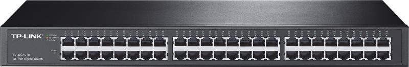 SWITCH TP-LINK 48 porturi Gigabit, carcasa metalica, rackabil "TL-SG1048" (include TV 1.75lei)