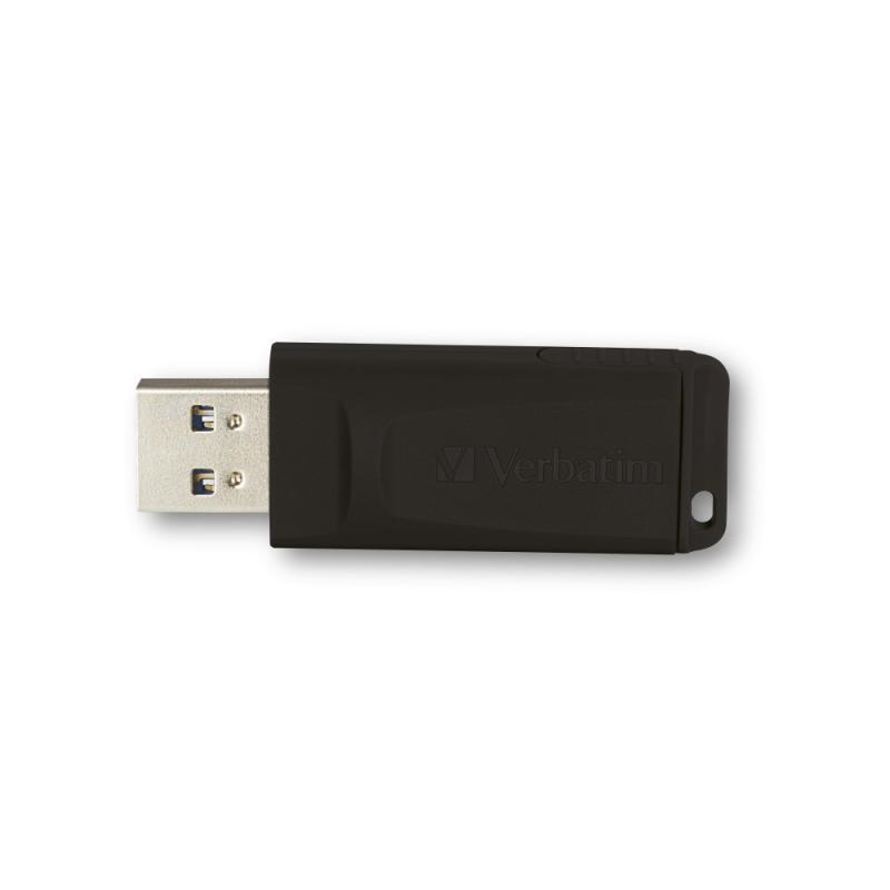 VERBATIM 49328 USB 2.0 SLIDER 128GB BLK, "49328" (include TV 0.03 lei)