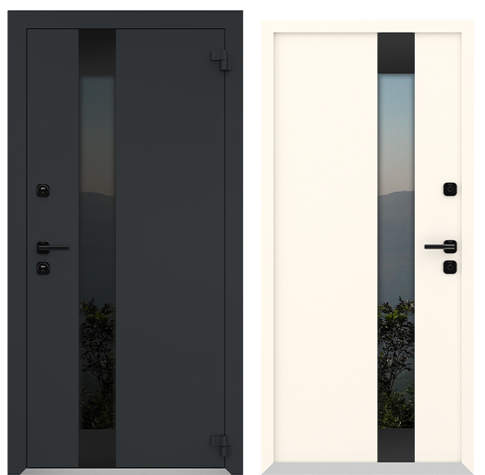 COLECTIA BOSTON - Usa exterior aluminiu ,AG6010, izolatie termica 0.6W/mpK , izolatie fonica 45 dB , rezistenta apa , soare , vant certificata , dimensiuni 860, 960x2050 mm, totuldespreusi.ro