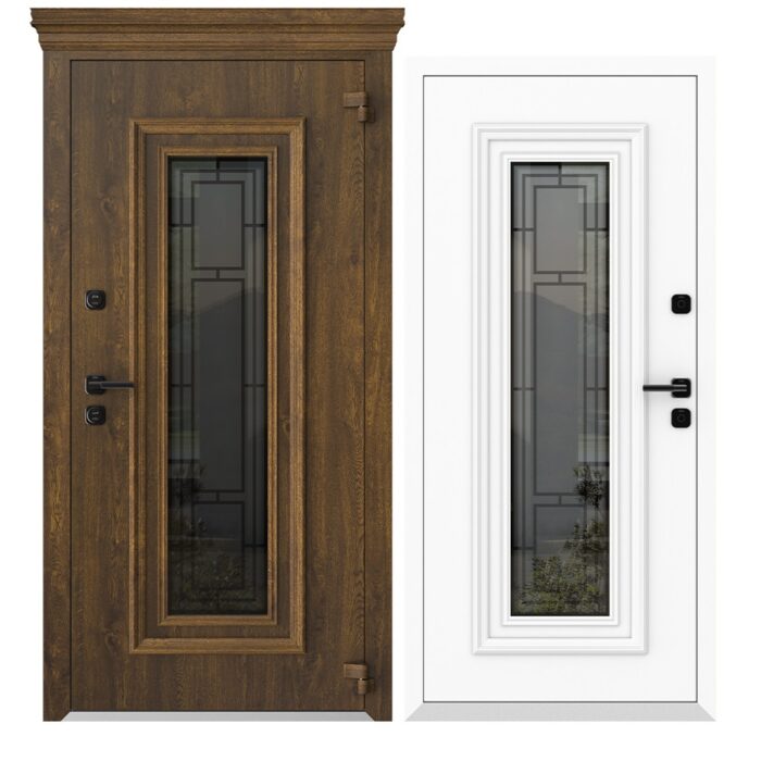 COLECTIA NATURE  - Usa exterior aluminiu ,AG6025NA, izolatie termica 0.6W/mpK , izolatie fonica 45 dB , rezistenta apa , soare , vant certificata , dimensiuni 860, 960x2050 mm, totuldespreusi.ro
