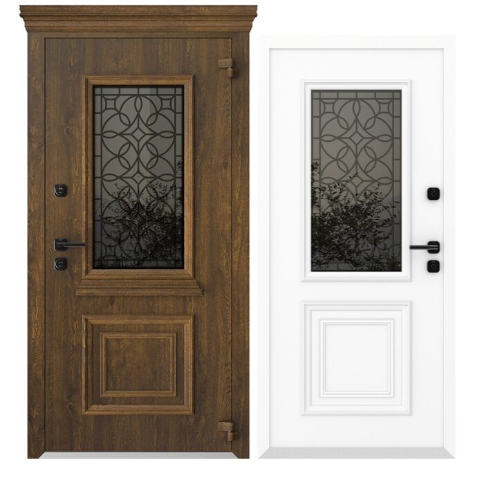 COLECTIA NATURE  - Usa exterior aluminiu ,AG6026NA, izolatie termica 0.6W/mpK , izolatie fonica 45 dB , rezistenta apa , soare , vant certificata , dimensiuni 860, 960x2050 mm, totuldespreusi.ro