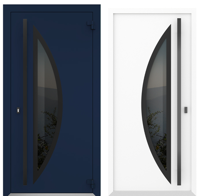 COLECTIA BOSTON - Usa exterior aluminiu ,AG6030, izolatie termica 0.6W/mpK , izolatie fonica 45 dB , rezistenta apa , soare , vant certificata , dimensiuni 860, 960x2050 mm, totuldespreusi.ro
