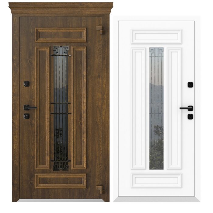 COLECTIA NATURE  - Usa exterior aluminiu ,AG6035NA, izolatie termica 0.6W/mpK , izolatie fonica 45 dB , rezistenta apa , soare , vant certificata , dimensiuni 860, 960x2050 mm, totuldespreusi.ro