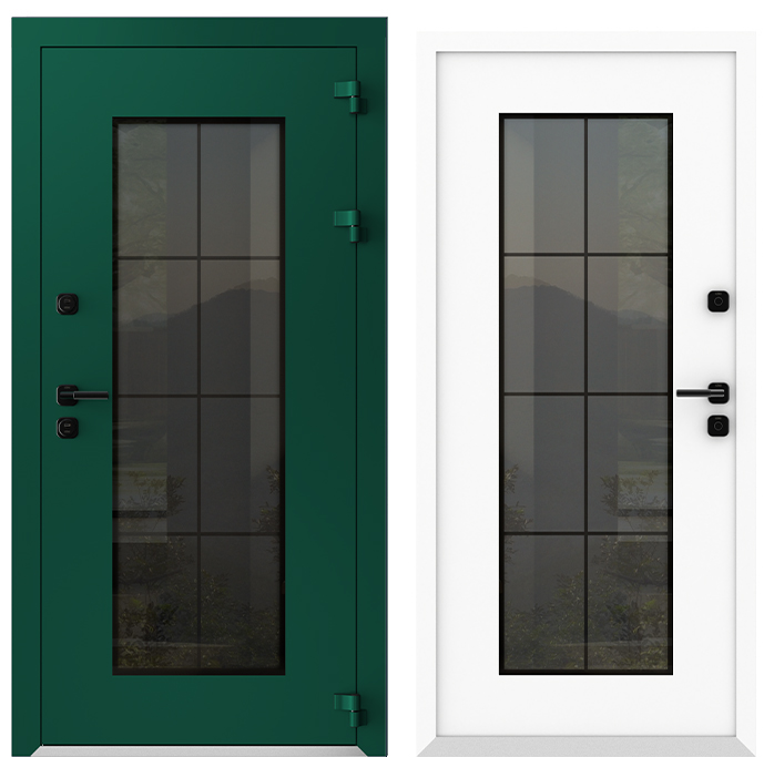 COLECTIA BOSTON - Usa exterior aluminiu ,AG6041, izolatie termica 0.6W/mpK , izolatie fonica 45 dB , rezistenta apa , soare , vant certificata , dimensiuni 860, 960x2050 mm, totuldespreusi.ro