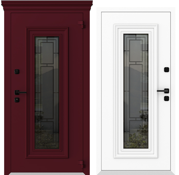 COLECTIA BOSTON - Usa exterior aluminiu ,AG6044, izolatie termica 0.6W/mpK , izolatie fonica 45 dB , rezistenta apa , soare , vant certificata , dimensiuni 860, 960x2050 mm, totuldespreusi.ro