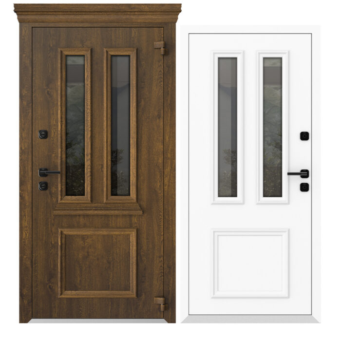 COLECTIA NATURE  - Usa exterior aluminiu ,AG6045NA, izolatie termica 0.6W/mpK , izolatie fonica 45 dB , rezistenta apa , soare , vant certificata , dimensiuni 860, 960x2050 mm, totuldespreusi.ro