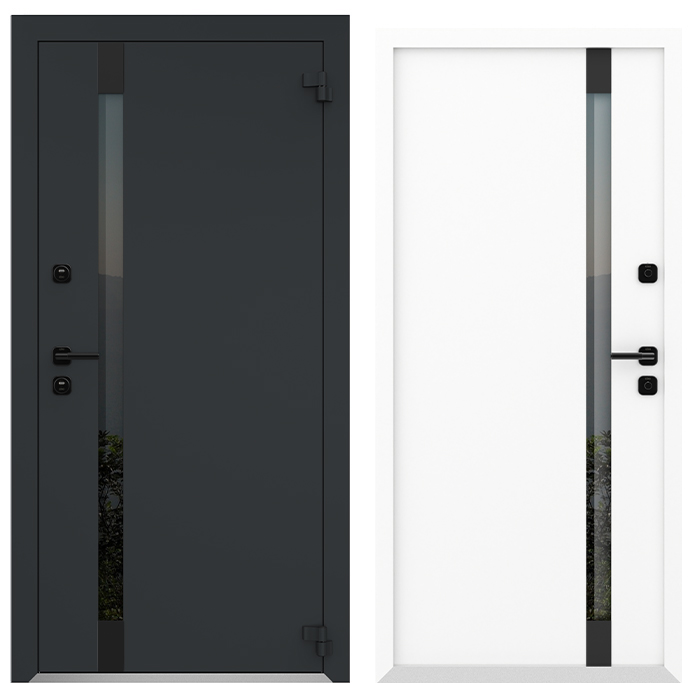 COLECTIA BOSTON - Usa exterior aluminiu ,AG6052, izolatie termica 0.6W/mpK , izolatie fonica 45 dB , rezistenta apa , soare , vant certificata , dimensiuni 860, 960x2050 mm, totuldespreusi.ro