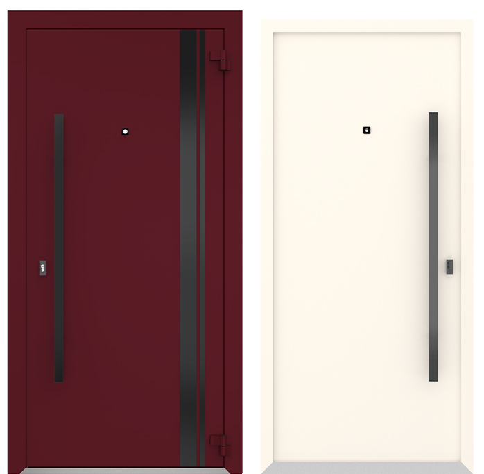 COLECTIA BOSTON - Usa exterior aluminiu ,AG6067, izolatie termica 0.6W/mpK , izolatie fonica 45 dB , rezistenta apa , soare , vant certificata , dimensiuni 860, 960x2050 mm, totuldespreusi.ro