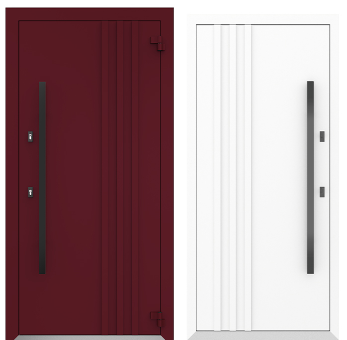 COLECTIA BOSTON - Usa exterior aluminiu ,AG6121, izolatie termica 0.6W/mpK , izolatie fonica 45 dB , rezistenta apa , soare , vant certificata , dimensiuni 860, 960x2050 mm, totuldespreusi.ro