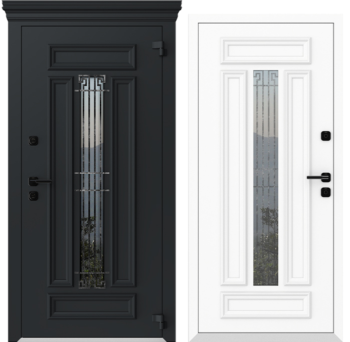 COLECTIA BOSTON - Usa exterior aluminiu ,AG6077, izolatie termica 0.6W/mpK , izolatie fonica 45 dB , rezistenta apa , soare , vant certificata , dimensiuni 860, 960x2050 mm, totuldespreusi.ro